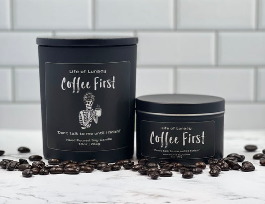 Coffee First Scented Candle