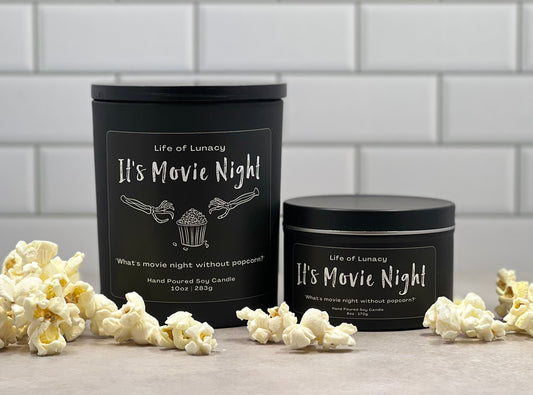 It's Movie Night Scented Candle